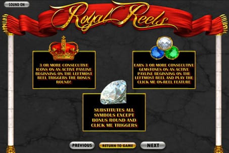 Плавила игры в слоте Royal Reels